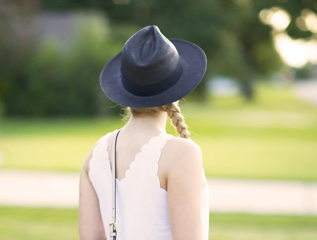 panama hat with braid | allyson in wonderland