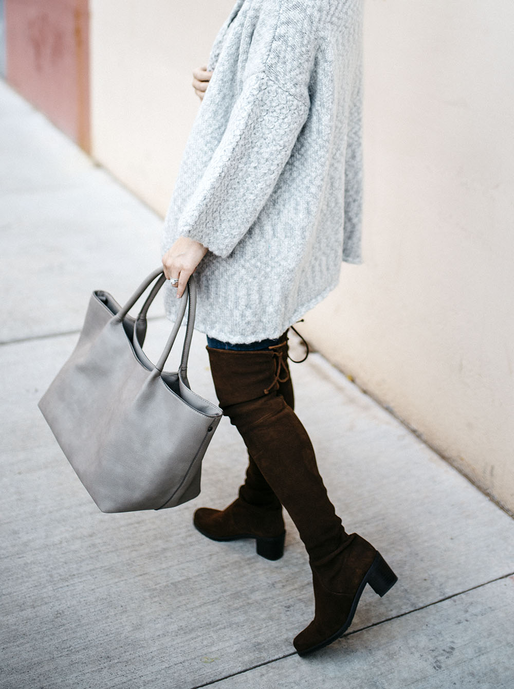 keeping it cozy + how to wear sweater jackets - Allyson in Wonderland